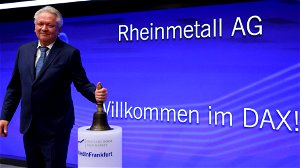 Oorlog in Oekraïne stuwt wapenmaker Rheinmetall naar beurs in Frankfurt