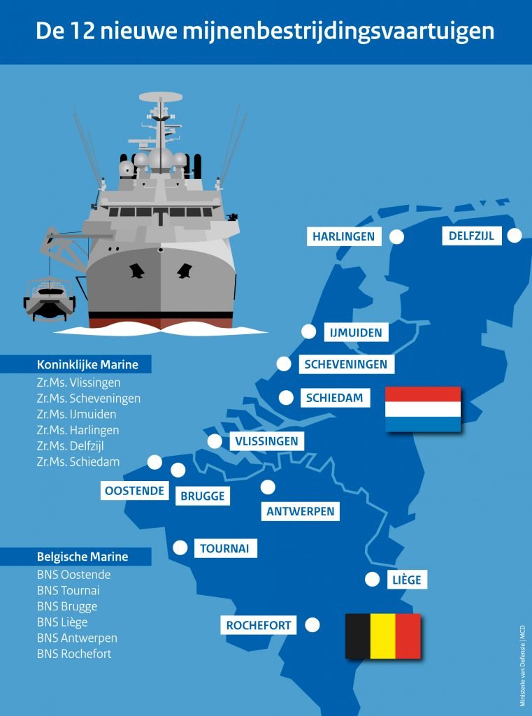 Bouw van nieuwe Belgische mijnenjagers is gestart; schepen krijgen naam Business