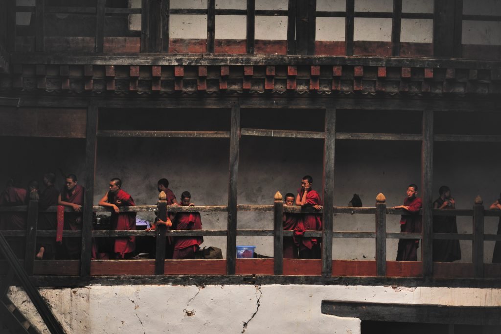 Bhutan - student monks