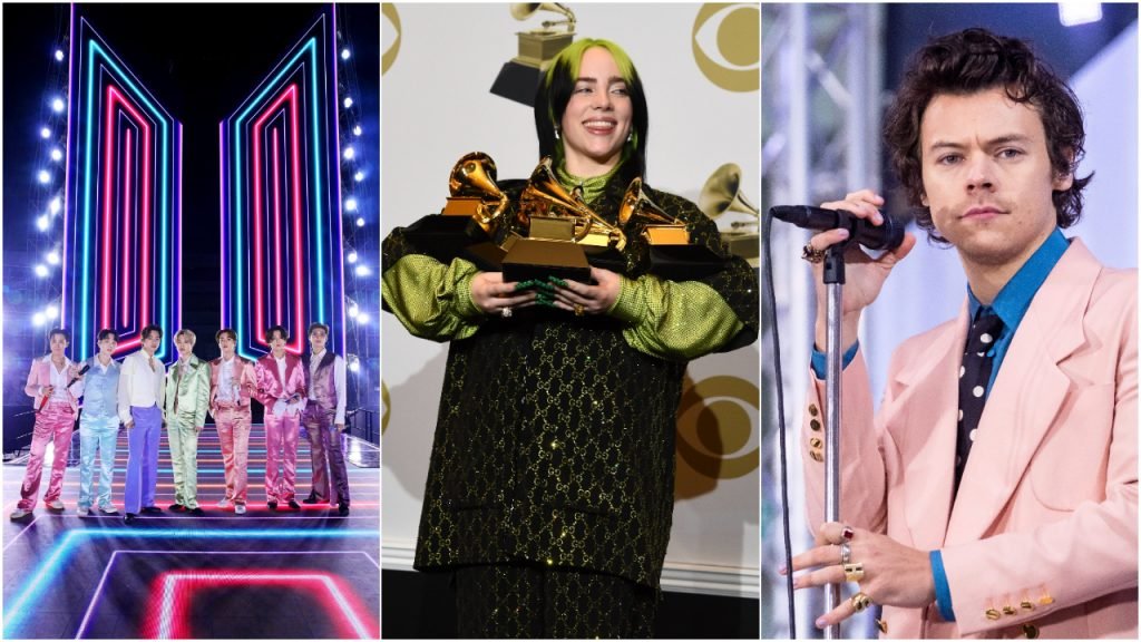 BTS Billie Eilish Harry Styles Grammy Awards