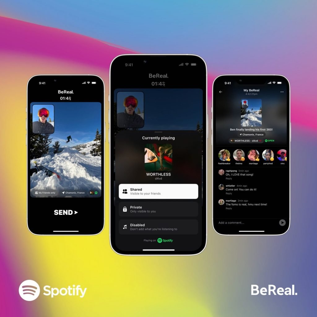 BeReal Spotify
