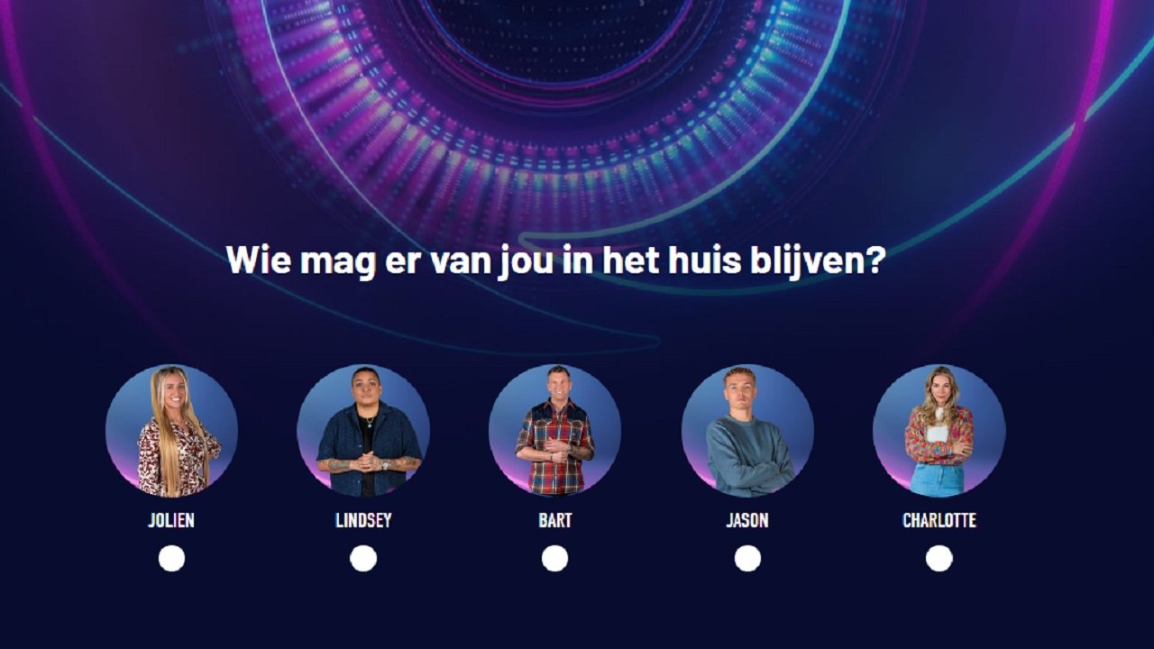 'Big Brother' Stem nu als kijker wie maandag het huis moet verlaten