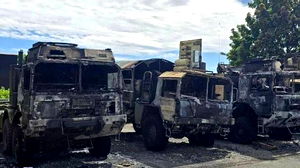 Brand verwoest militaire trucks in Duitsland, vrees voor sabotage
