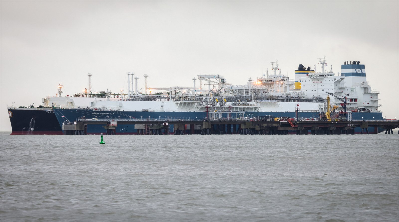 The US continues to supply natural gas to Europe
