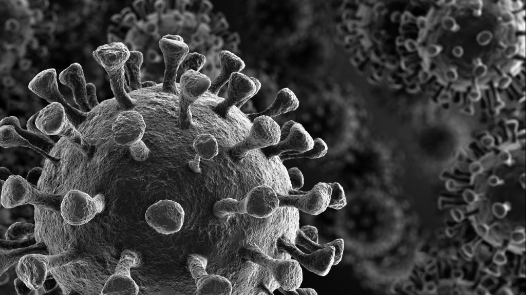 Coronavirus 3d render