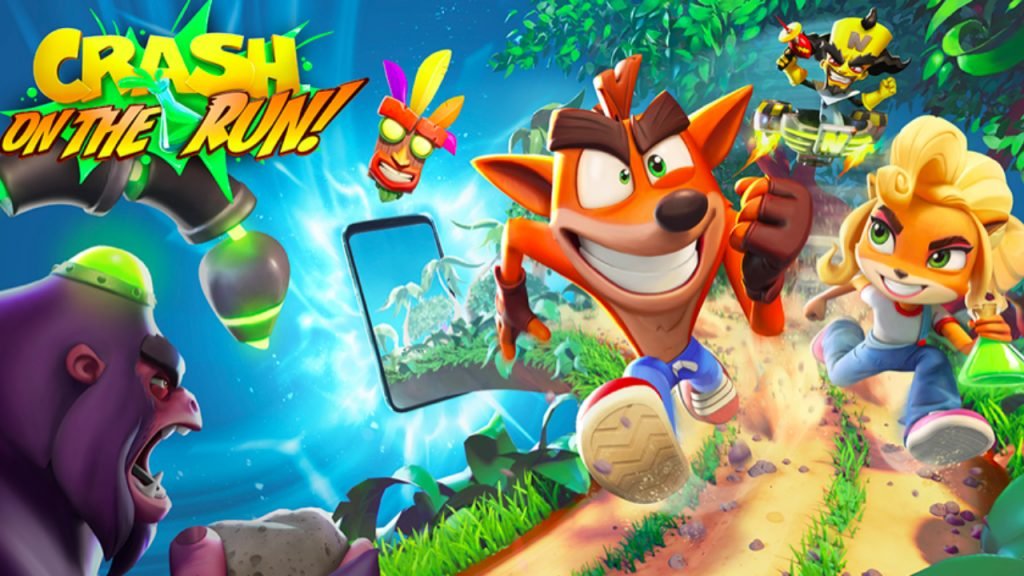 Crash Bandicoot on the run