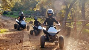 Tesla’s schattige Cyberquad meteen uitverkocht