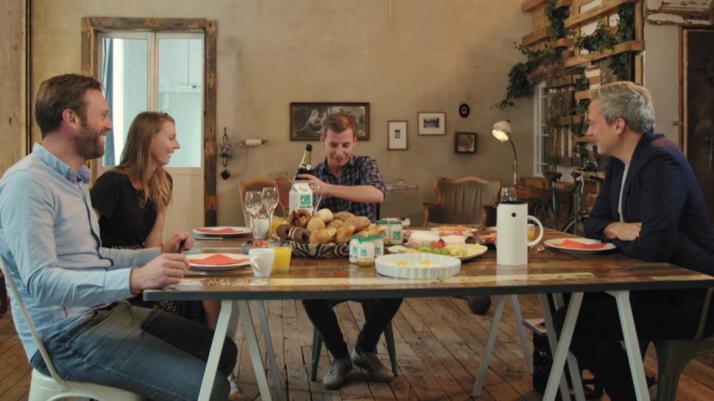 De Mol finale kandidaten Gilles tafel
