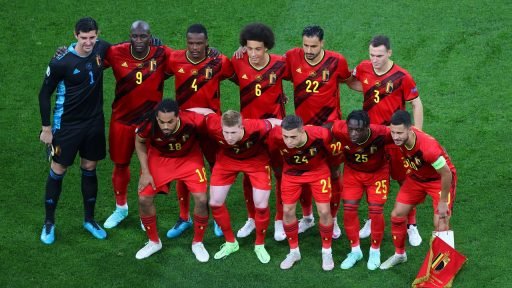 Euro 2020 België ploegfoto