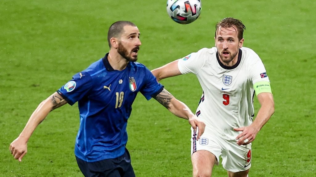 Euro 2020 Italië - Engeland Leonardo Bonucci Harry Kane