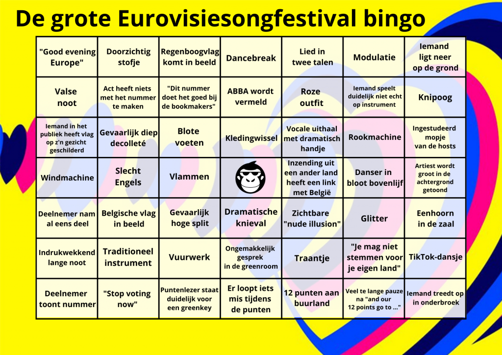 Eurovisiesongfestival bingo newsmonkey