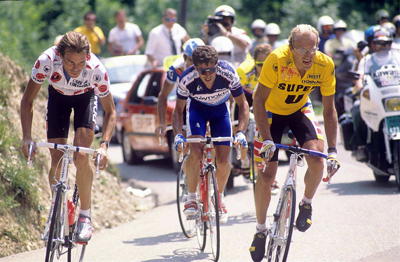 Laurent Fignon a perdu le Tour avec la moindre différence: 8 secondes.
