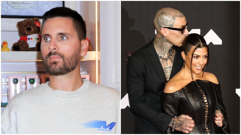 Scott Disick, Kourtney Kardashian en Travis Barker