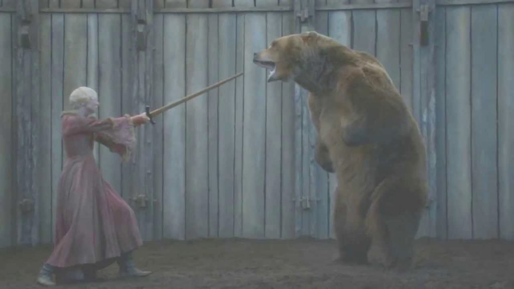 Game of Thrones Brienne of Tarth Bart the Bear