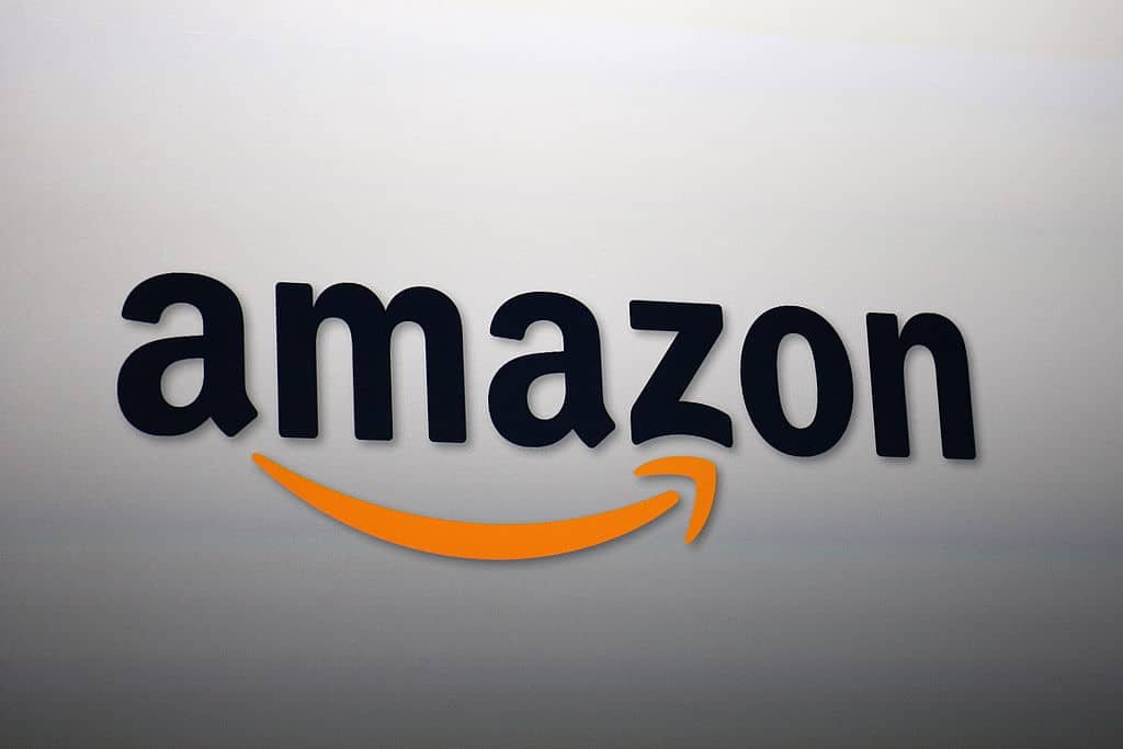 Het logo van Amazon