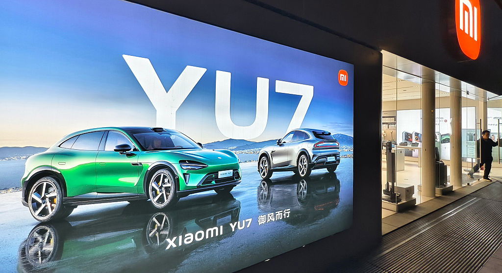 Xiaomi YU7 SUV haalt Tesla Model Y in als best verkochte auto in China