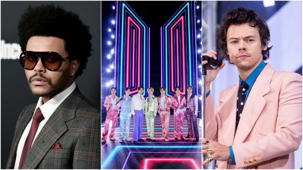 Grammy's The Weeknd, BTS, Harry Styles