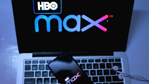 HBO Max laptop smartphone logo