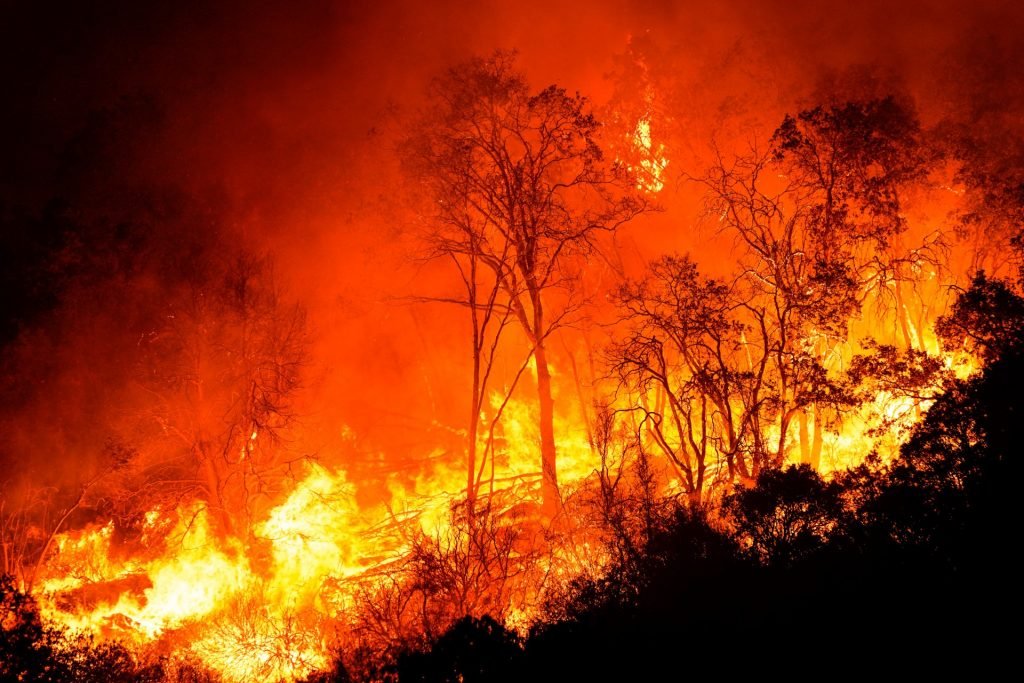 Wildfires in Californië