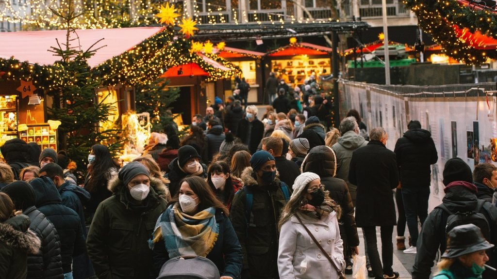 Kerstmarkt Duitsland Keulen Coronavirus