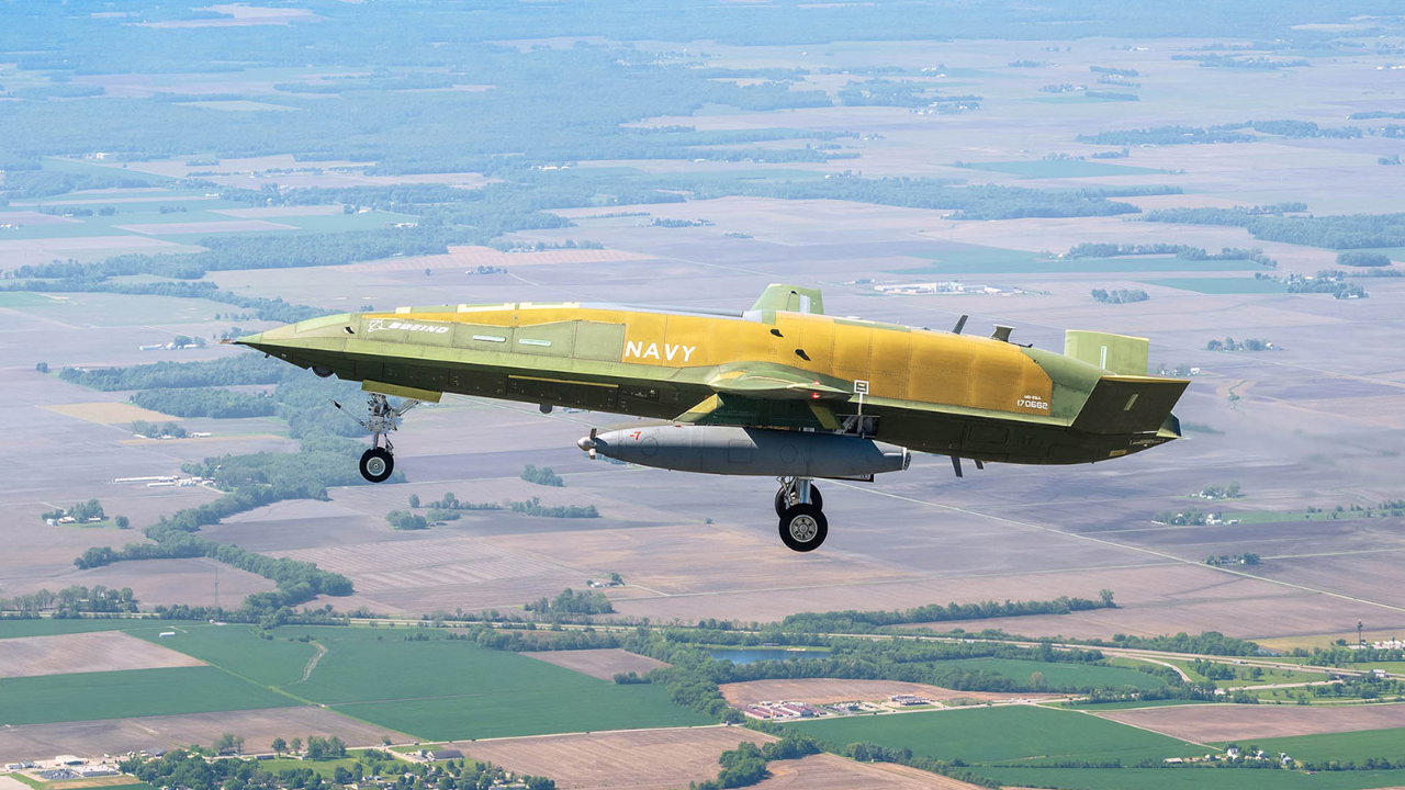 MQ-25A Stingray-drone voltooit succesvol eerste testvlucht