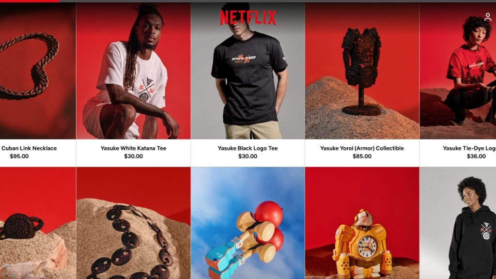 Netflix webshop