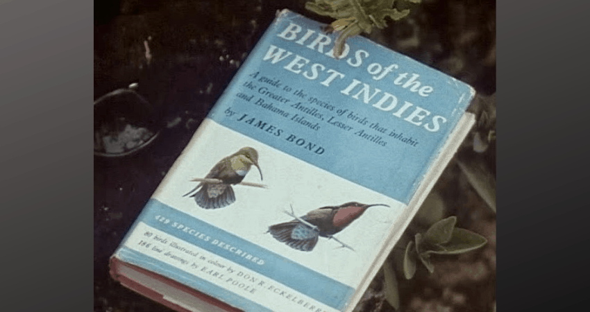 Een boek van auteur en ornitoloog James Bond