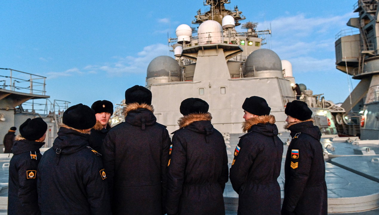 Rusland neemt met kernkruiser Admiraal Nakhimov best bewapende schip ter wereld weer in dienst