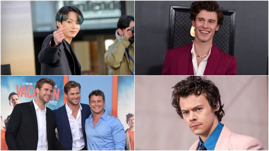 Jungkook, Shawn Mendes, Hemsworth, Harry Styles