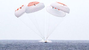 SpaceX Crew-10 keert veilig terug van het internationale ruimtestation