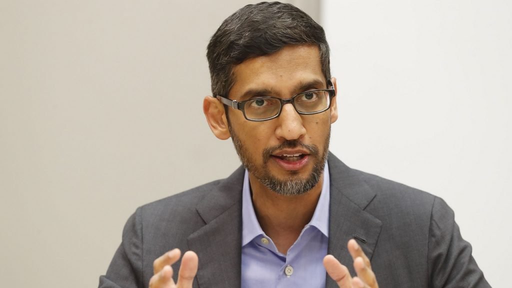 Sundar Pichai Google CEO 2019