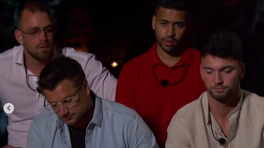 Temptation Island mannen kampvuur