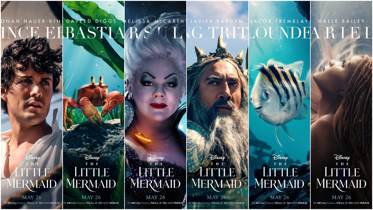 The Little Mermaid Characters 2025