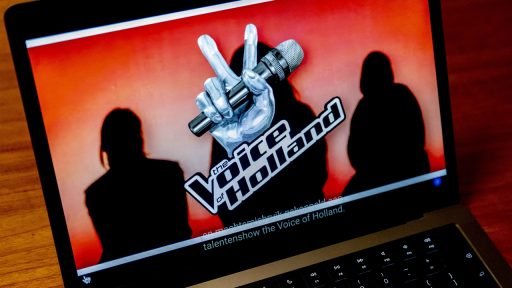 The Voice of Holland laptop