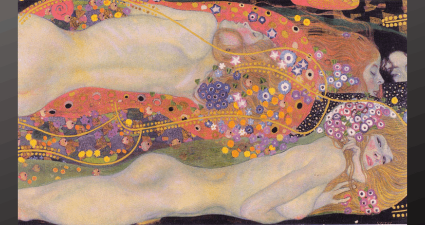 Het schilderij 'Wasserschlangen', een van de duurste schilderijen ooit.