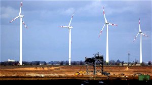 In Duitsland worden windturbines afgebroken om meer steenkool te winnen, met steun van de Groenen
