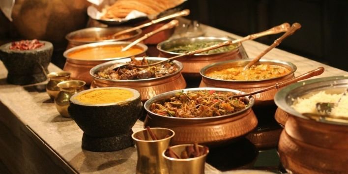 indian food buffet