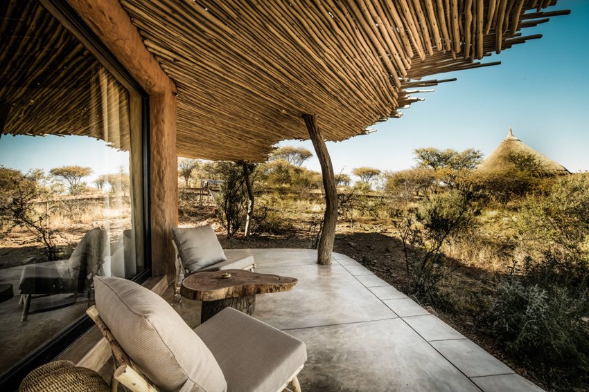 Omaanda Lodge in Namibië - logeren in een dierenreservaat