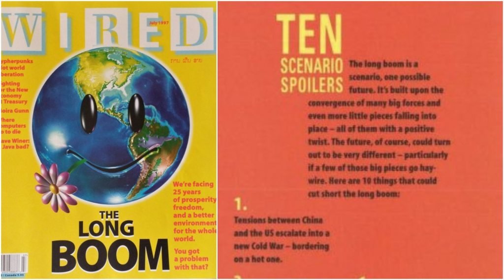 De editie van WIRED uit 1997 waar de voorspellingen in staan