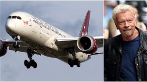 Richard Branson wil Virgin Atlantic naar de Londense beurs brengen