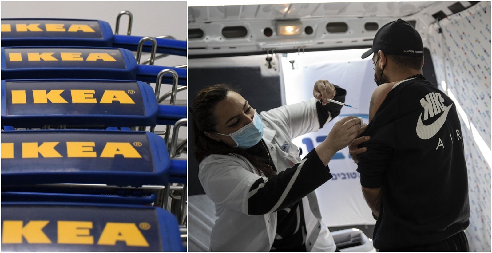 Israël maakt vaccinatie in Ikea mogelijk, zonder afspraak Business AM