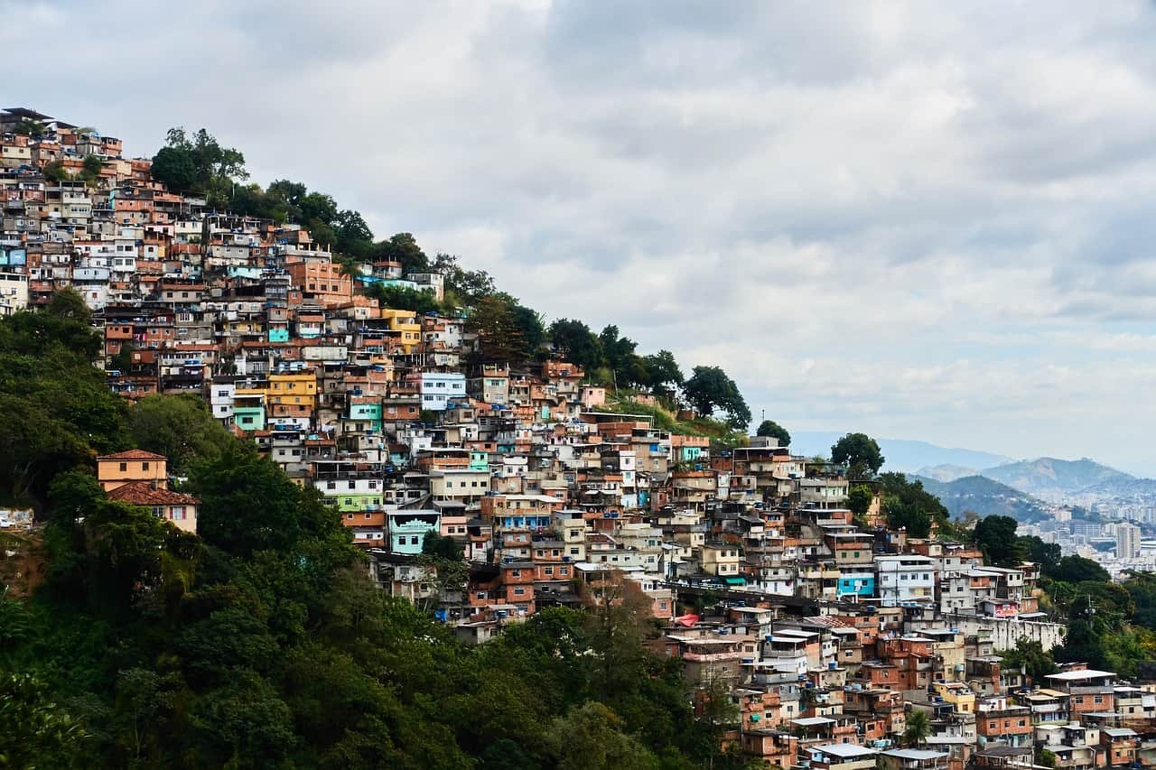 Favela's in Rio.