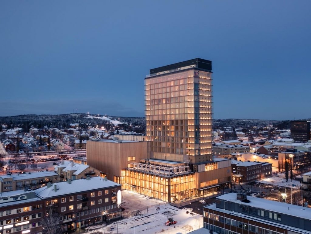 Sara Kulturhus, Skellefteå, Zweden. Toegepaste systemen: MB-86 SI, MB-SR50N, MB-SR50N OW
