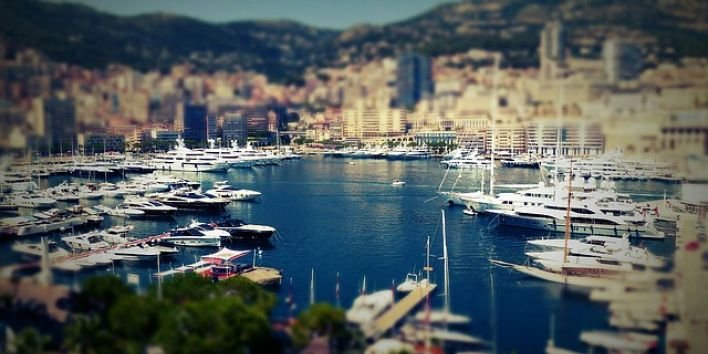 monaco-yacht boat harbor rich