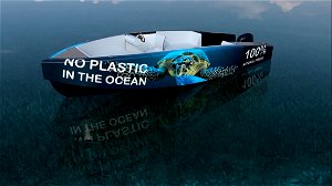 Speedboot uit vlas: plasticvrij en volledig recycleerbaar