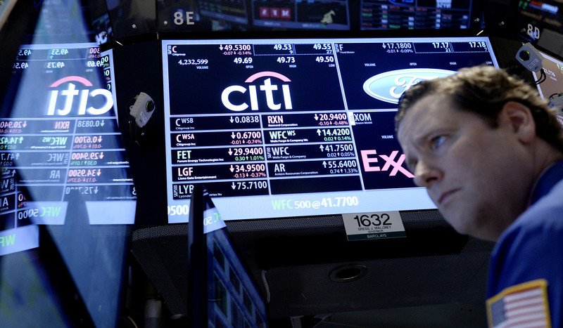Citigroup op de NY Stock Exchange